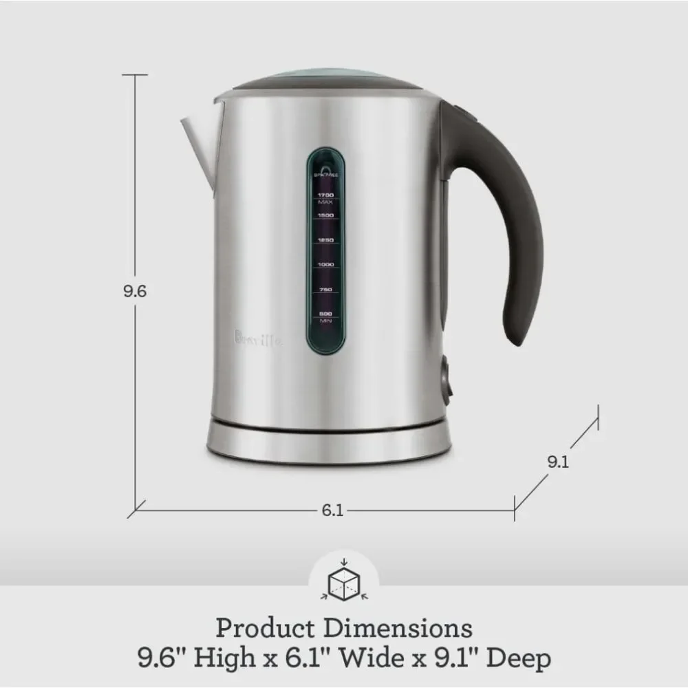Breville The Soft Top Pure Kettle- Brushed Stainless Steel